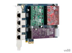 Digium AEX410 PCIe Analog Interface Card