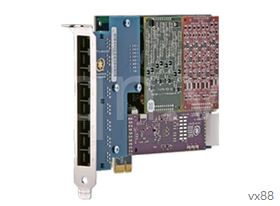 Digium AEX800 PCIe Analog Interface Card